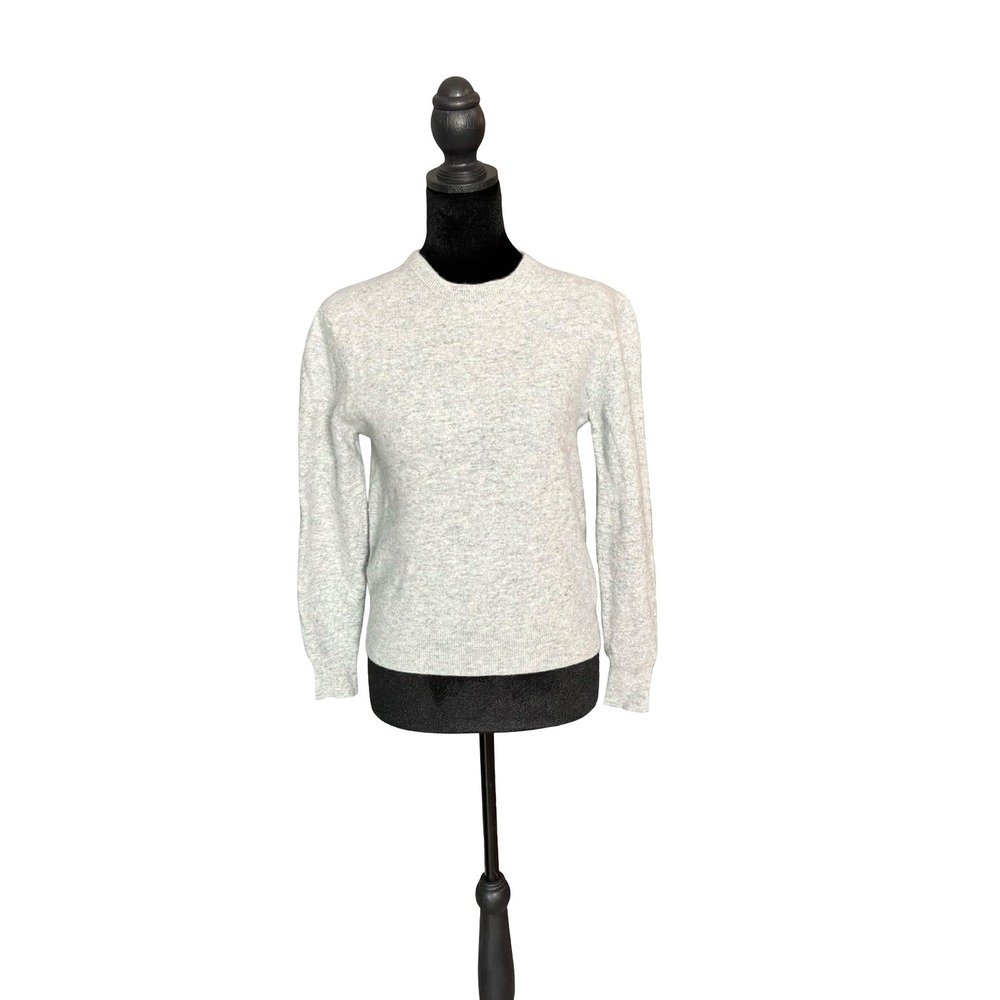 Christian Lacroix Gray Merino Wool Cashmere Blend Crew Neck Sweater Size M - Picture 1 of 8